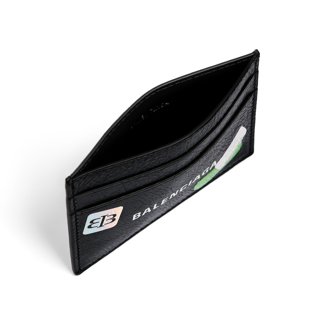 Men's Cash Card Holder in Black/multicolor - 3