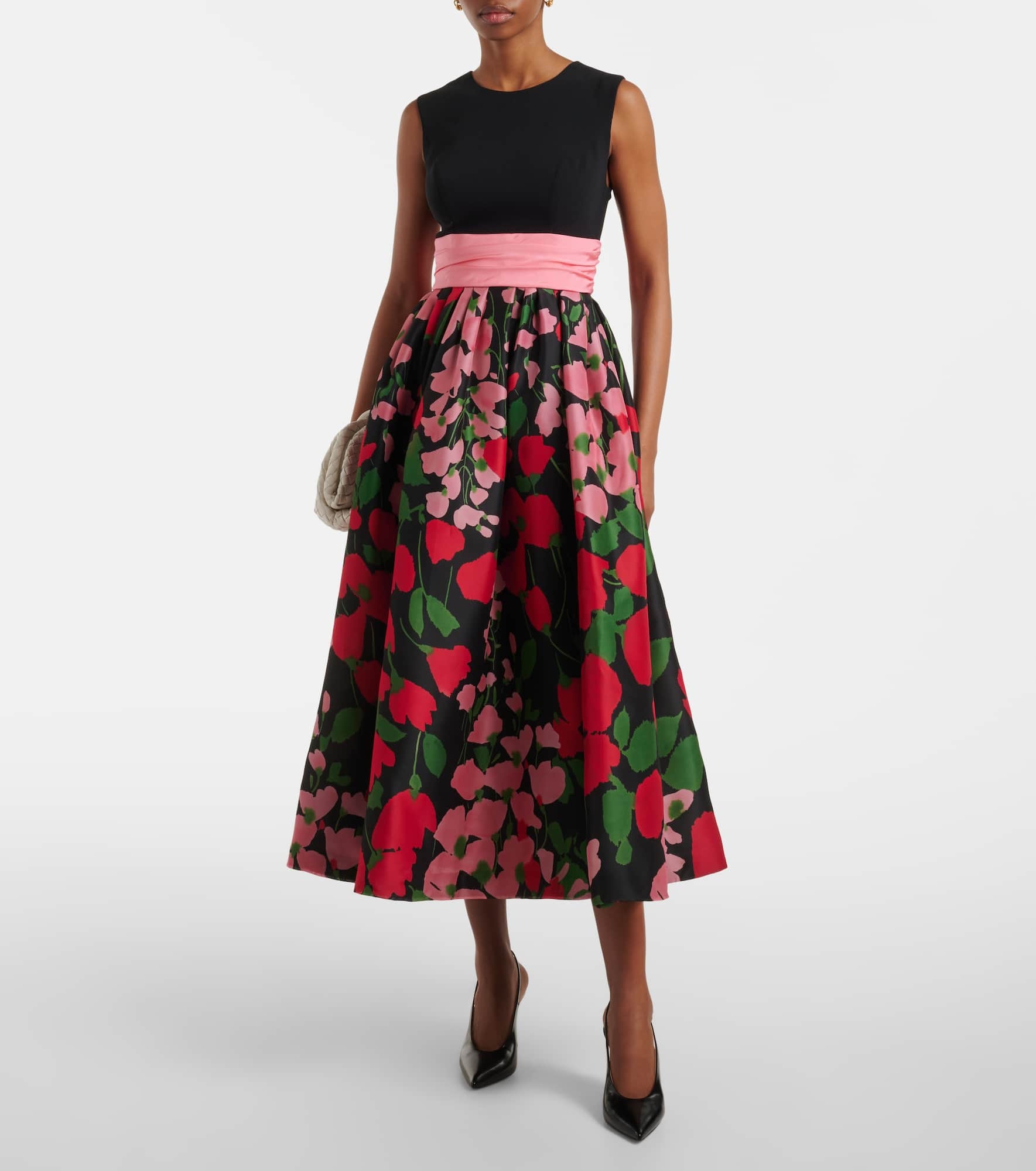 Silk midi dress - 2