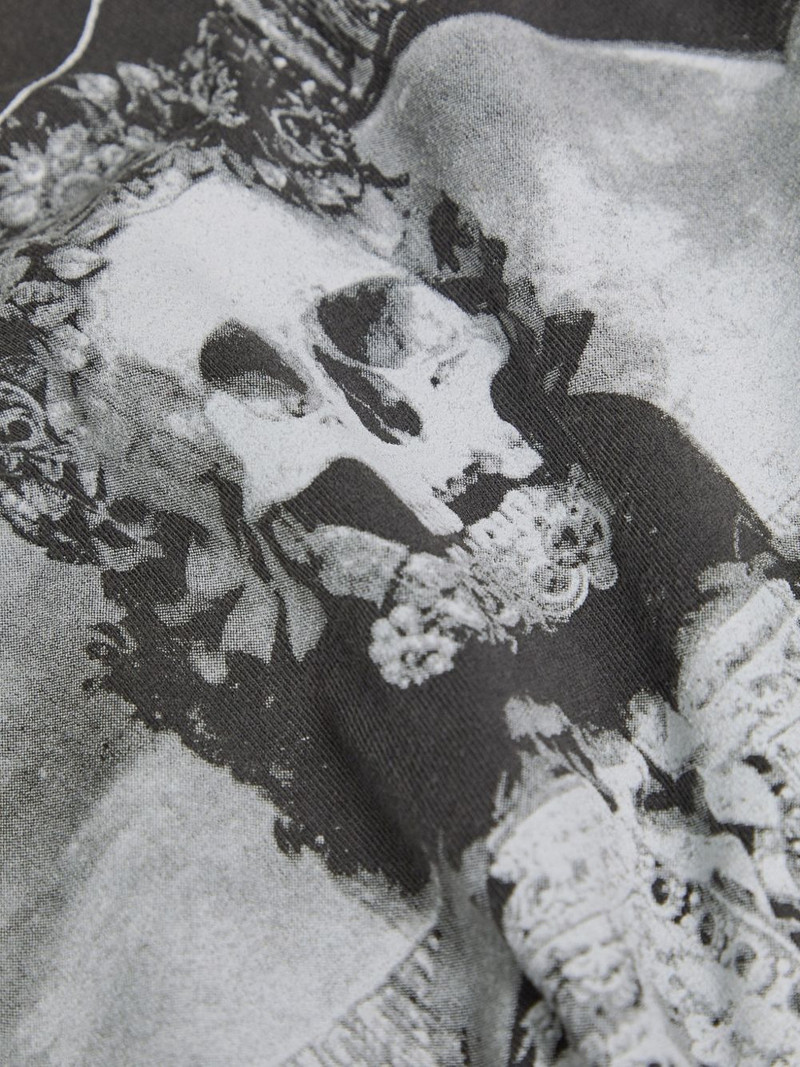 SAINT M×××××× skull-print T-shirt outlook