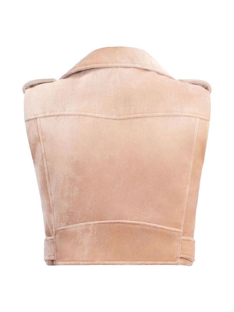 Amelia Crystal velvet gilet 3