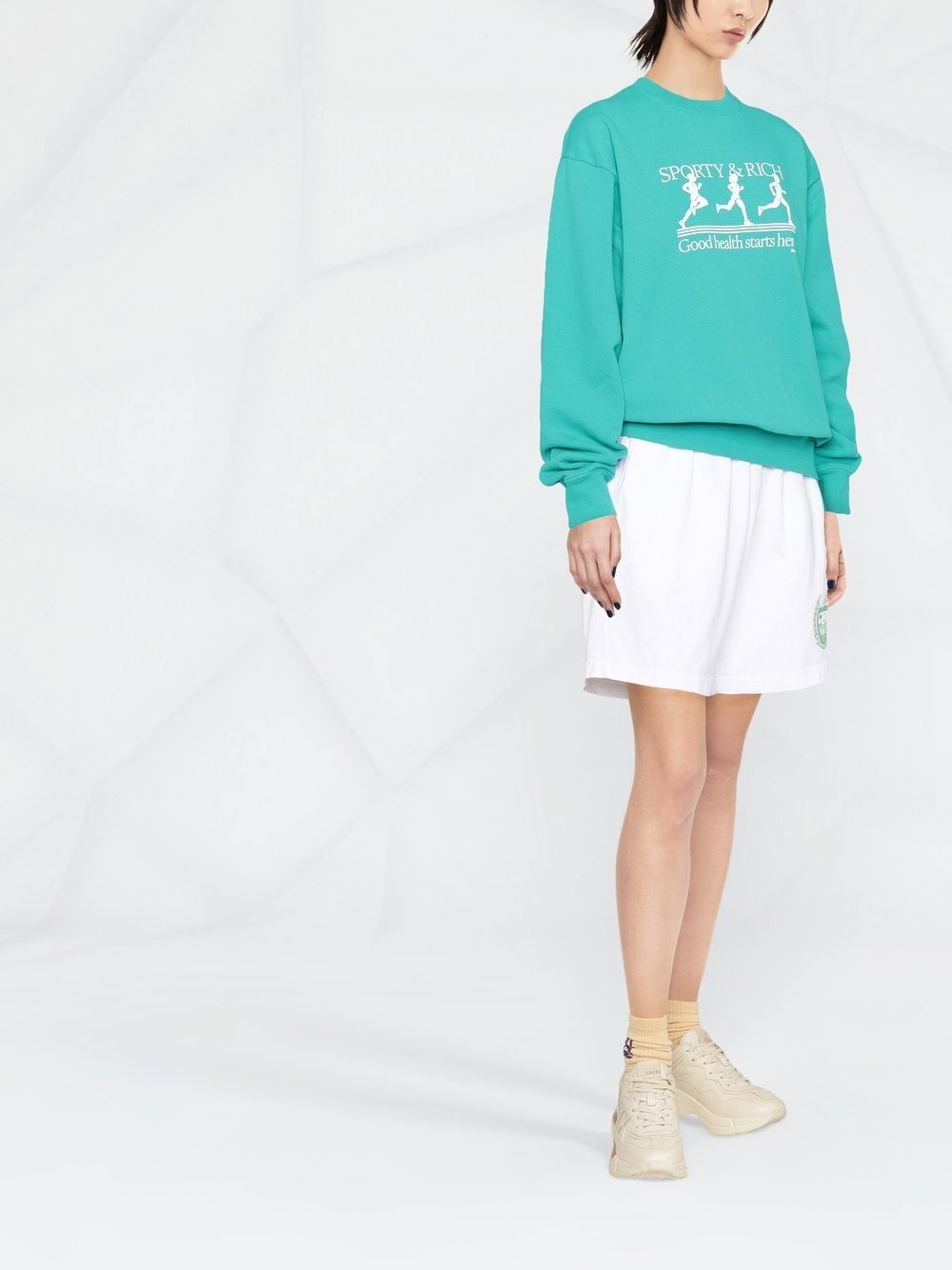 logo-print sweatshirt - 3