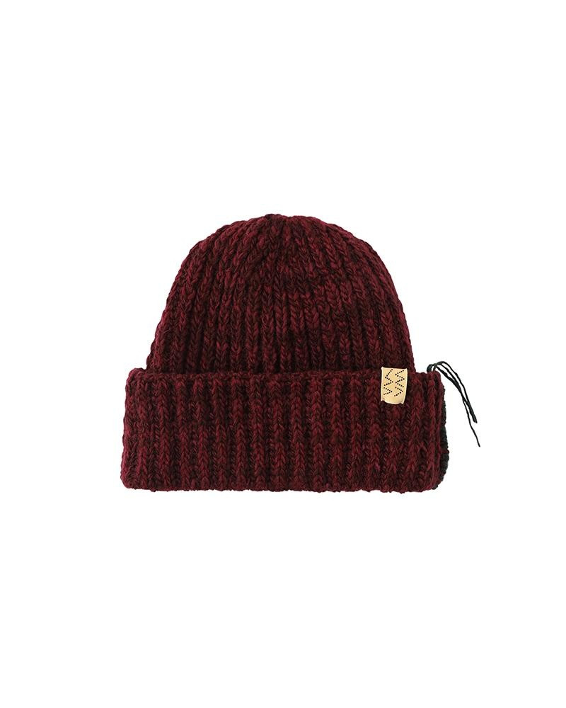 KNIT CAP N.D. BURGUNDY 1