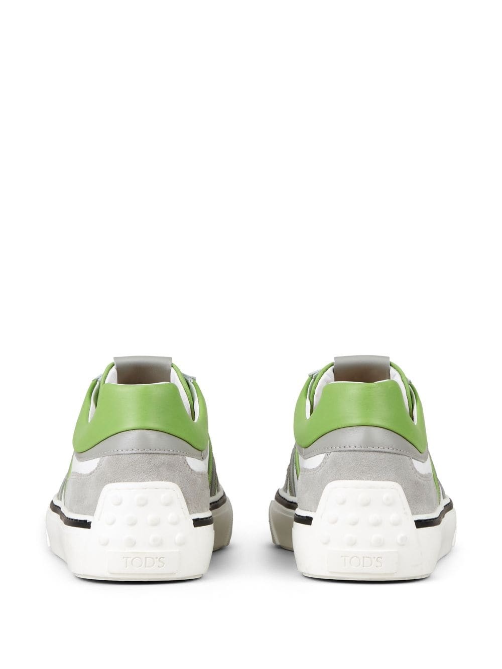 Automobili Lamborghini panelled lace-up leather sneakers - 3