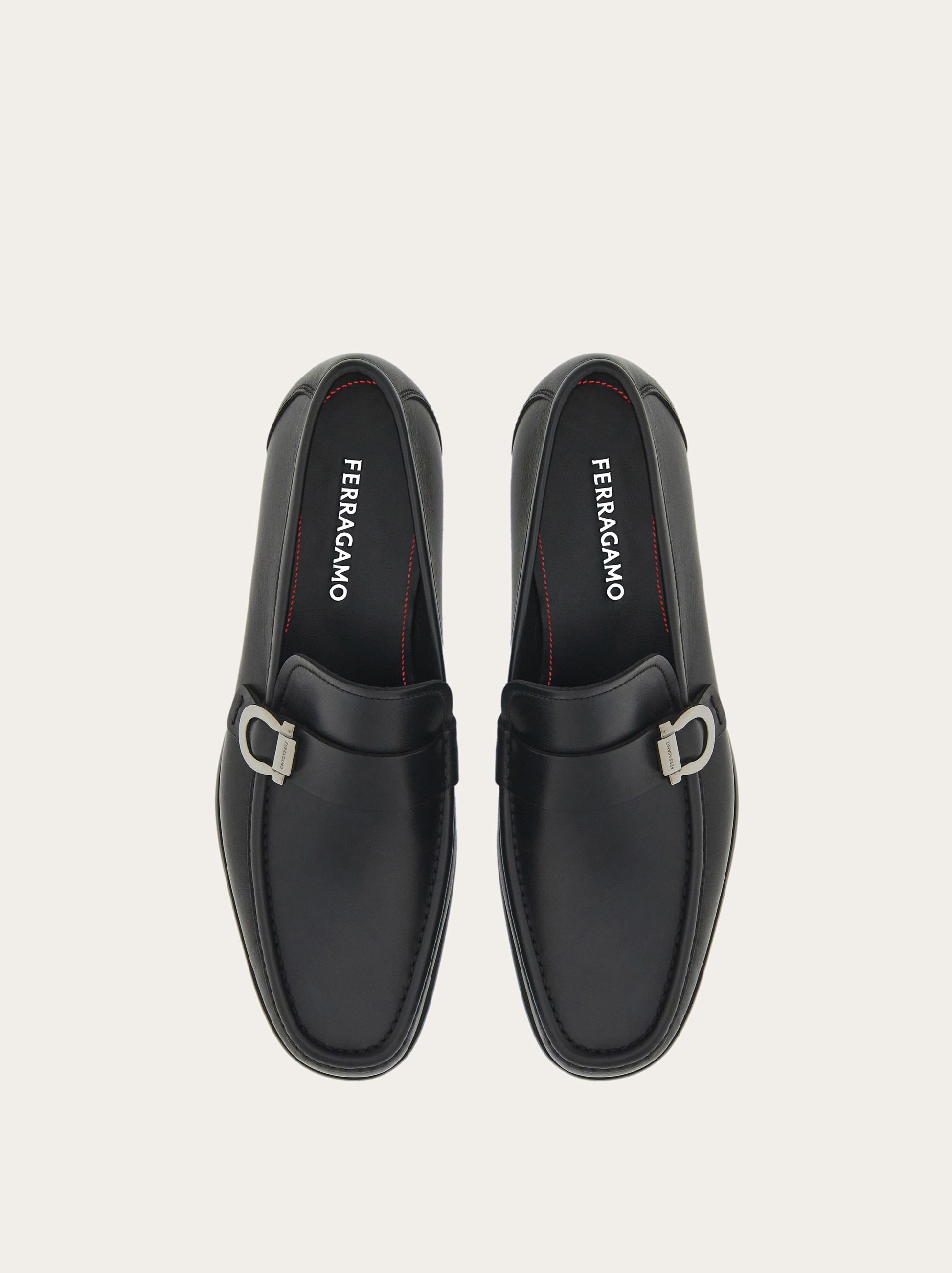 FERRAGAMO Moccasin with Gancini ornament | REVERSIBLE