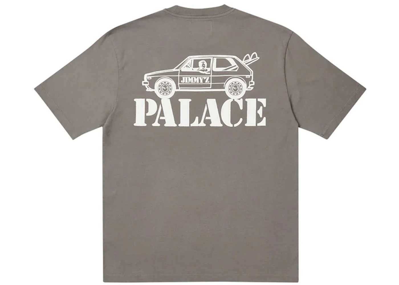 Palace Jimmy'z Washed T-shirt Grey - 1