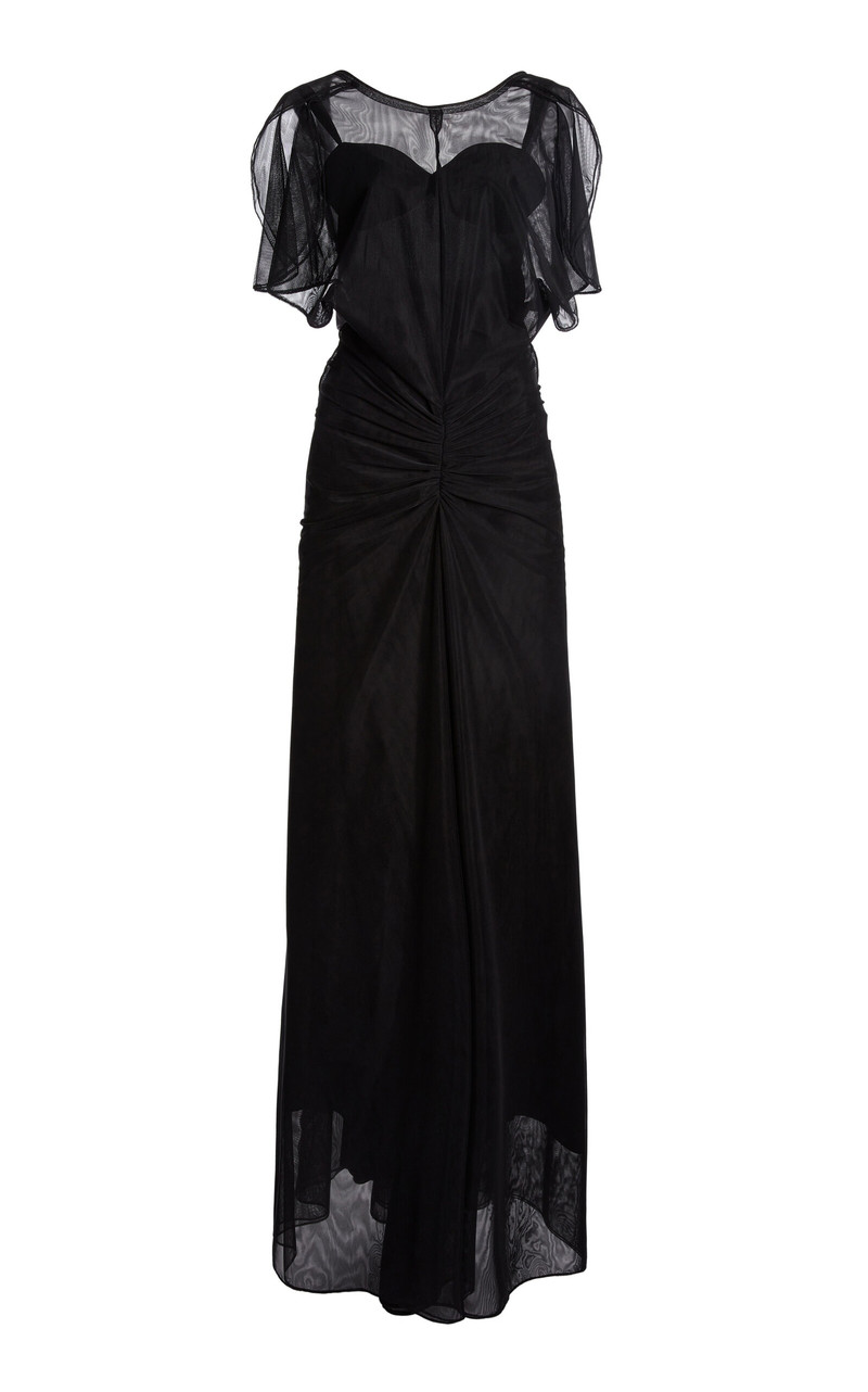 Gathered Tulle Gown black - 1
