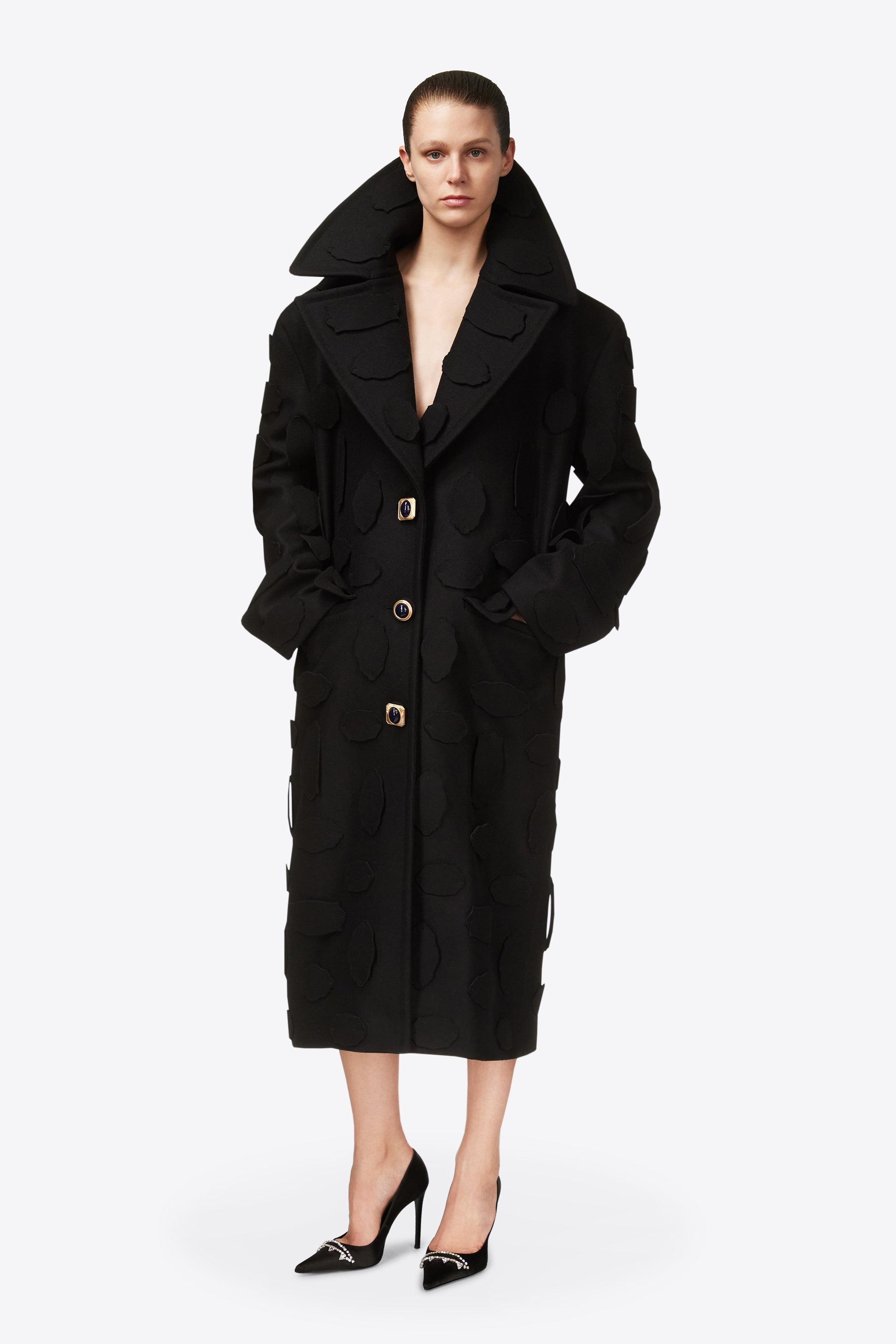 NAME PLATE PEACOAT - 4