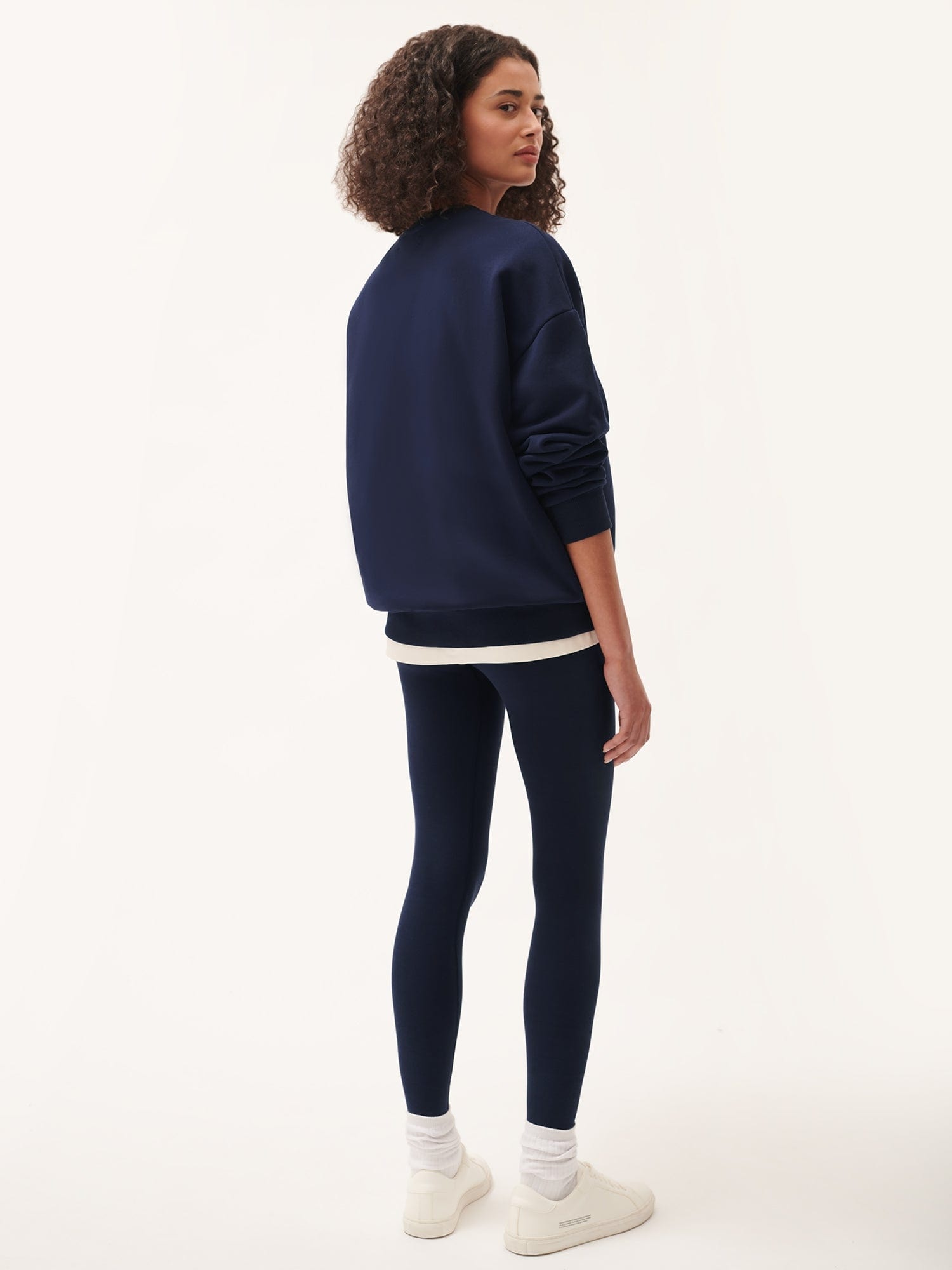 Women's 365 Cotton stretch Leggings - Navy - 3