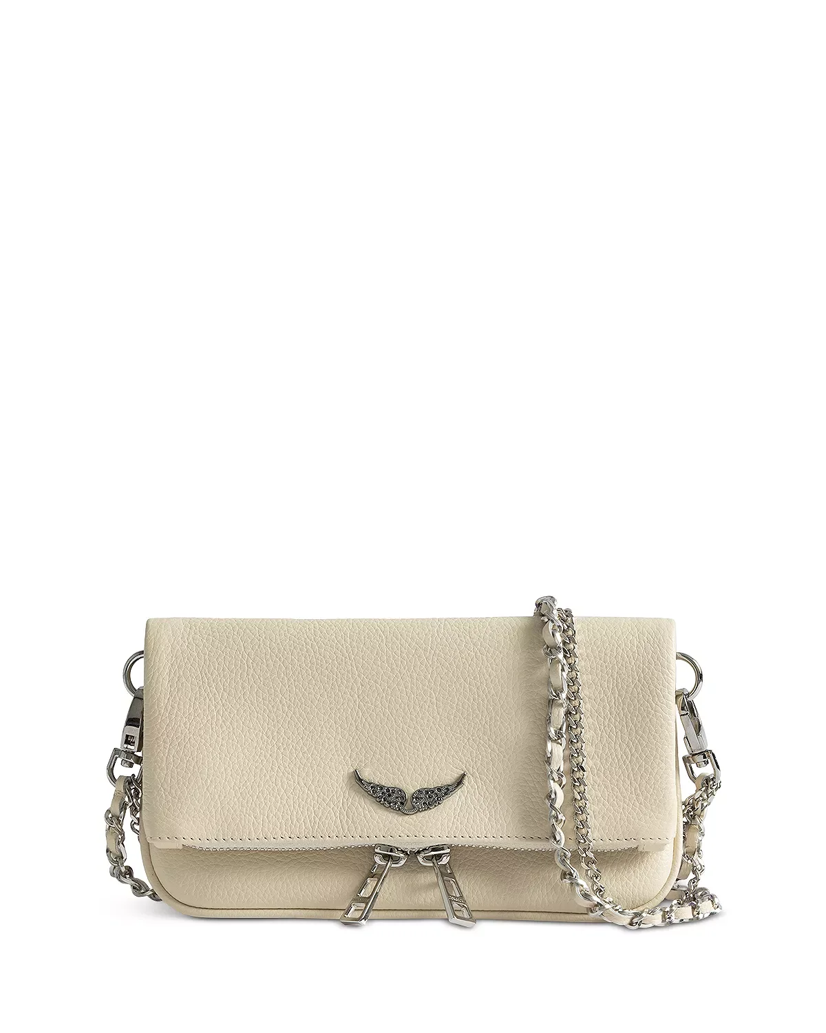 Rock Nano Grained Leather Crossbody - 1