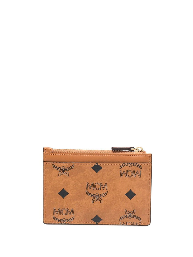 MCM monogram-print leather wallet outlook