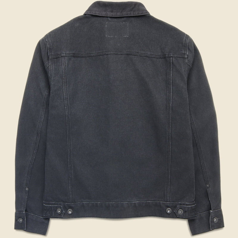 TAYLOR STITCH Ryder Jacket - Coal Chipped Canvas outlook