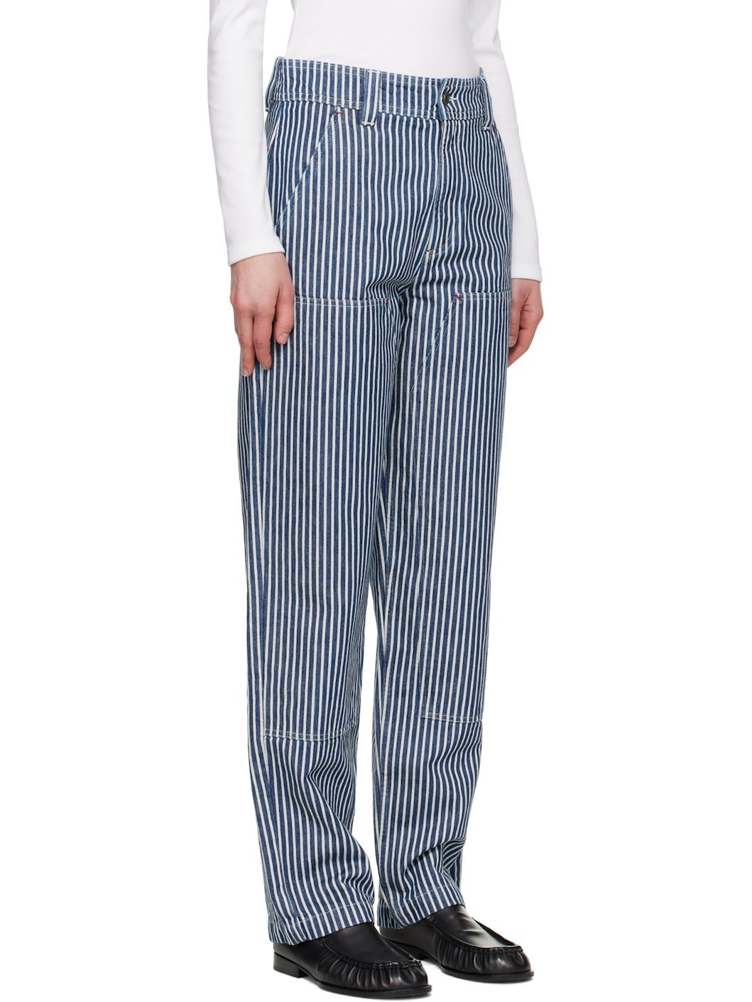 A. P.C. Blue & White Gustav Jeans - 2