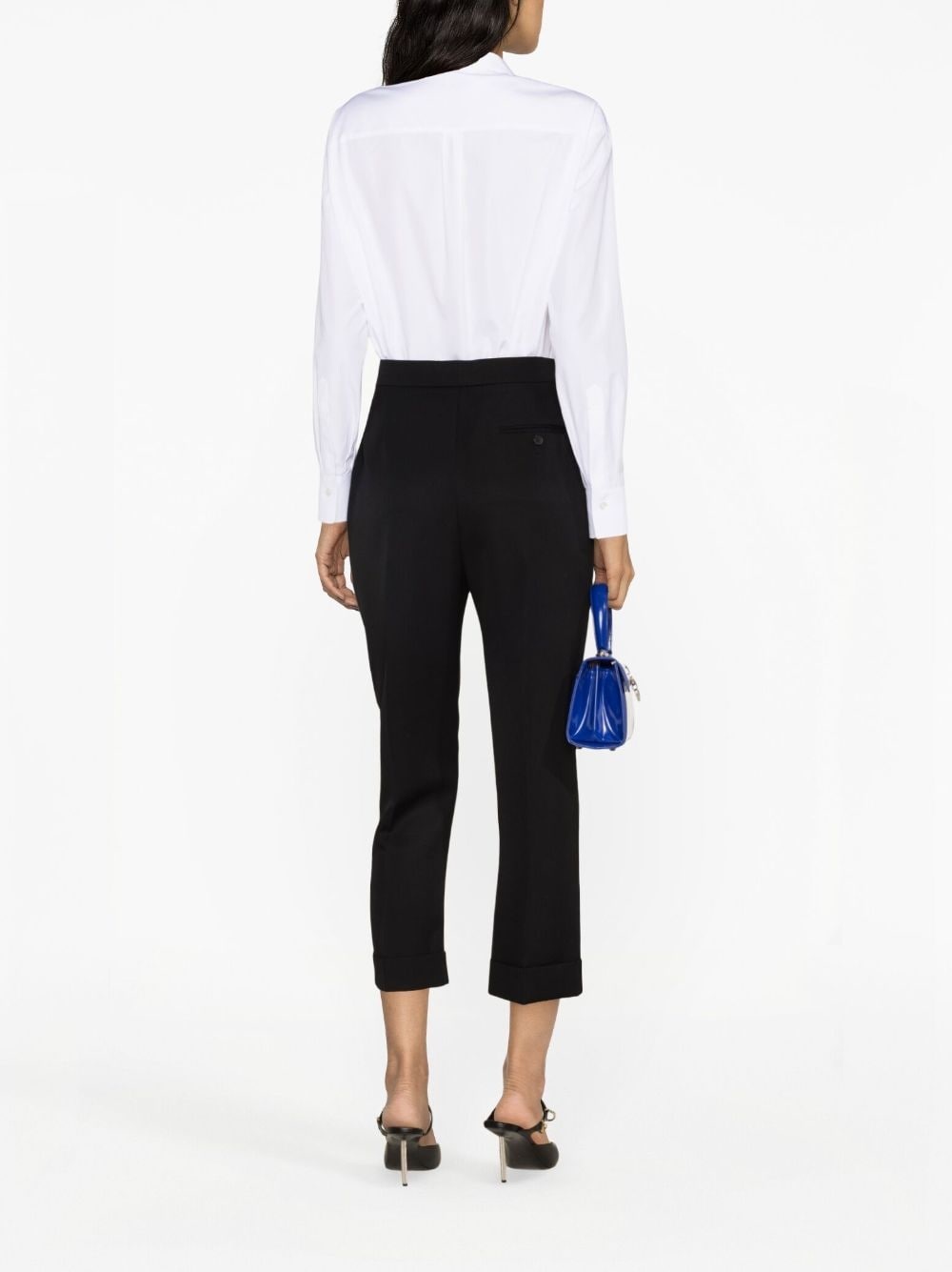 wool cropped trousers - 4