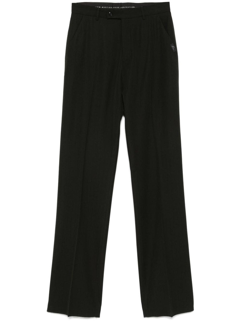 pinstriped tailored trousers 1