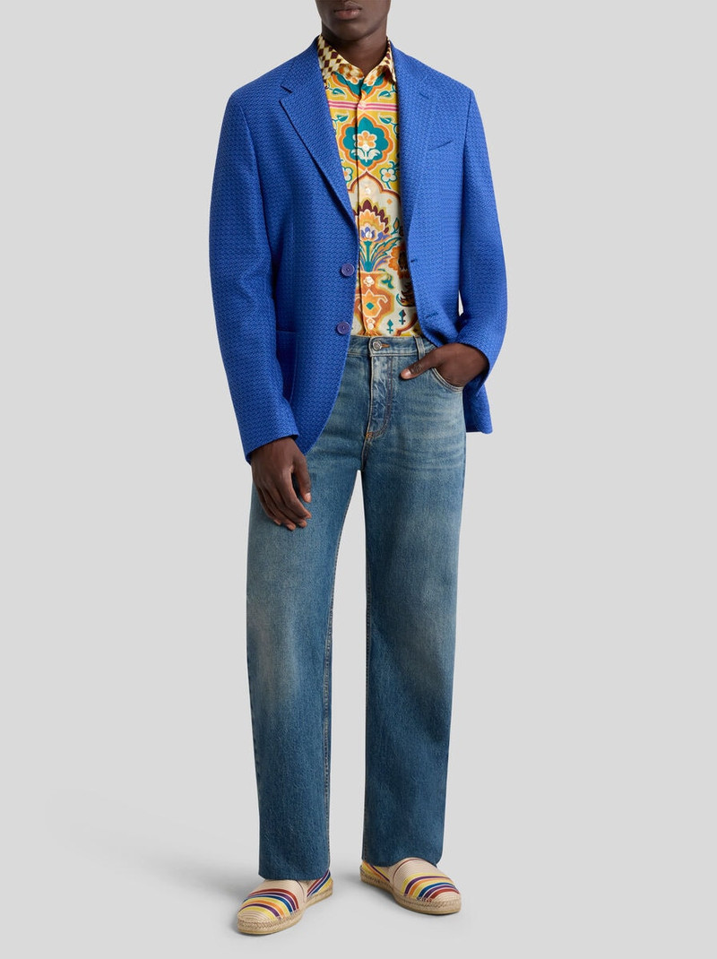Etro WOVEN JERSEY JACKET outlook