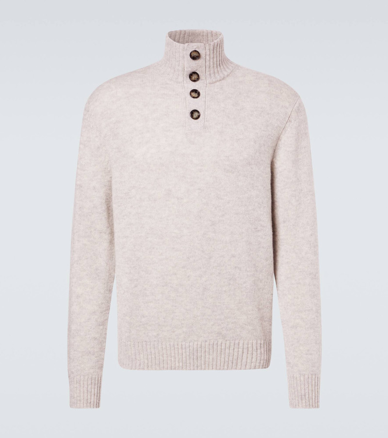 Wool and cashmere turtleneck sweater 1