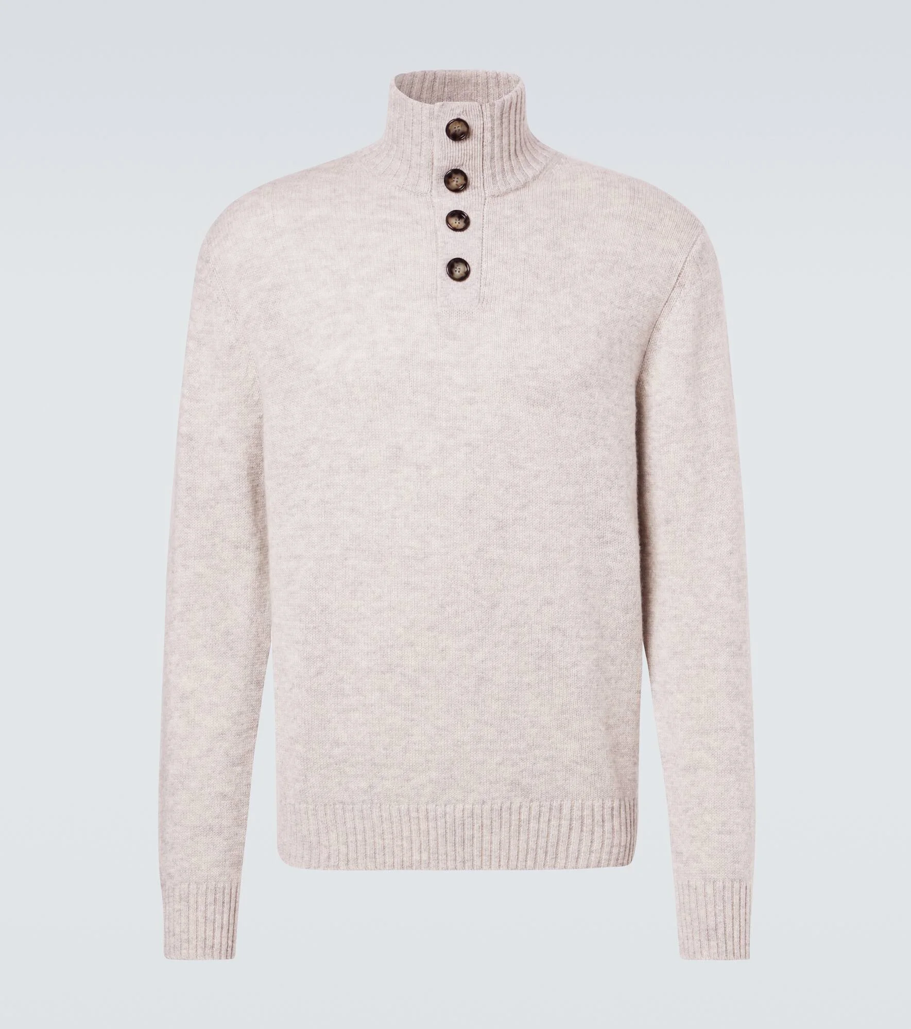 Wool and cashmere turtleneck sweater - 1
