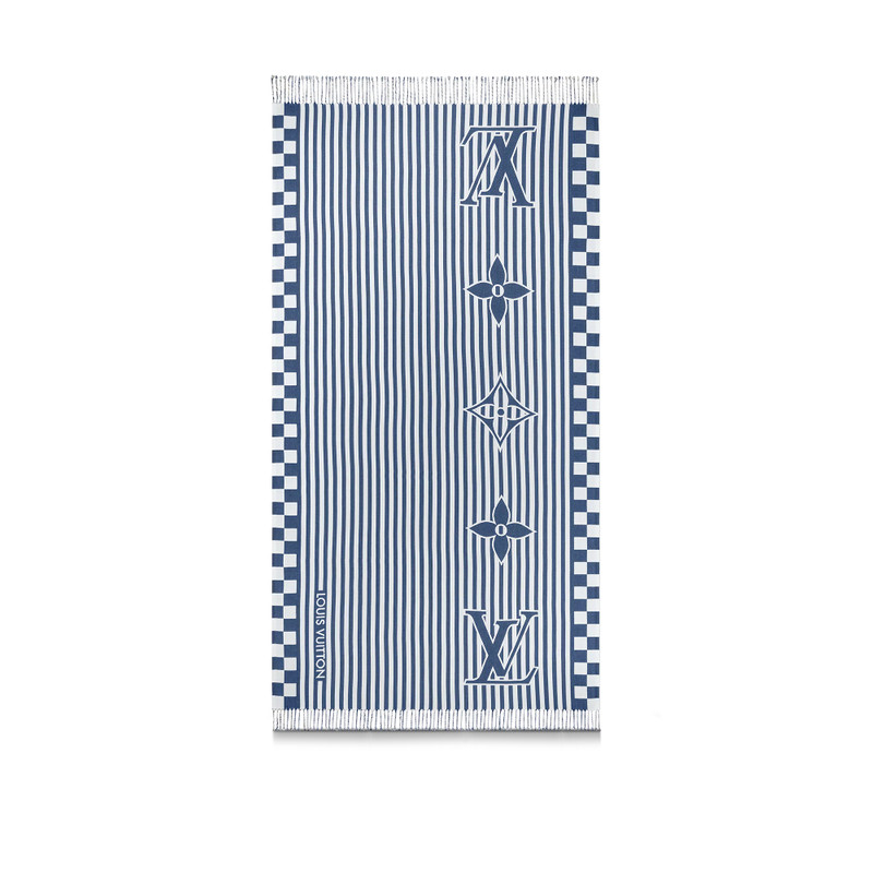 LV Graphical Beach Blanket 4
