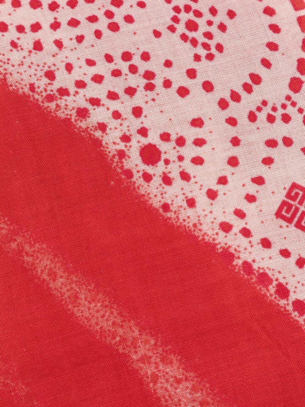 Greco-print lightweight scarf - 3