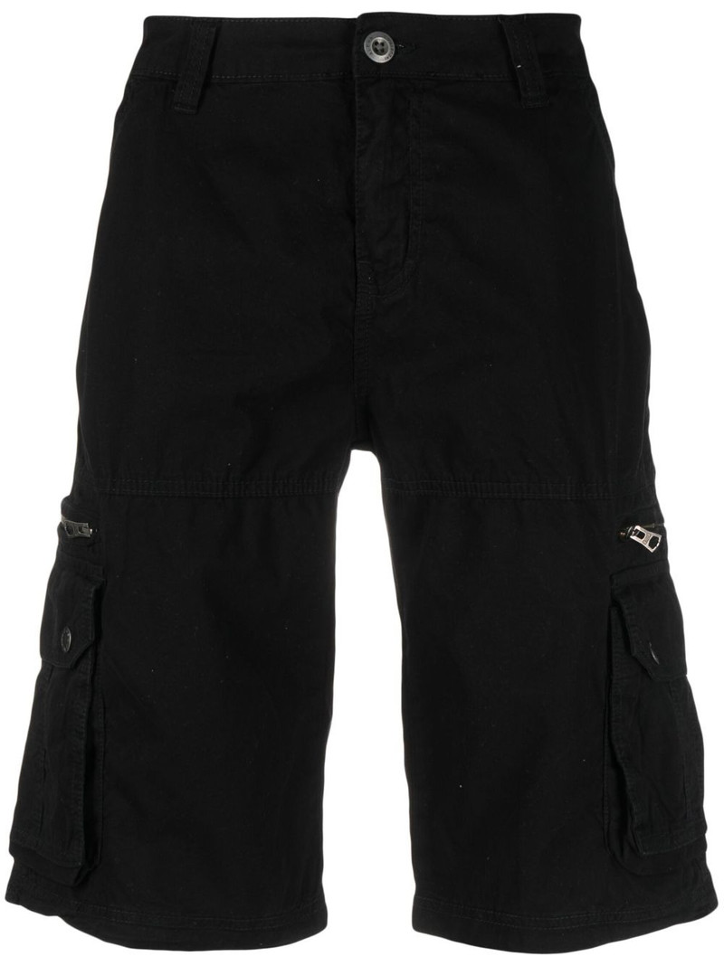 cargo-pocket cotton bermuda shorts 1