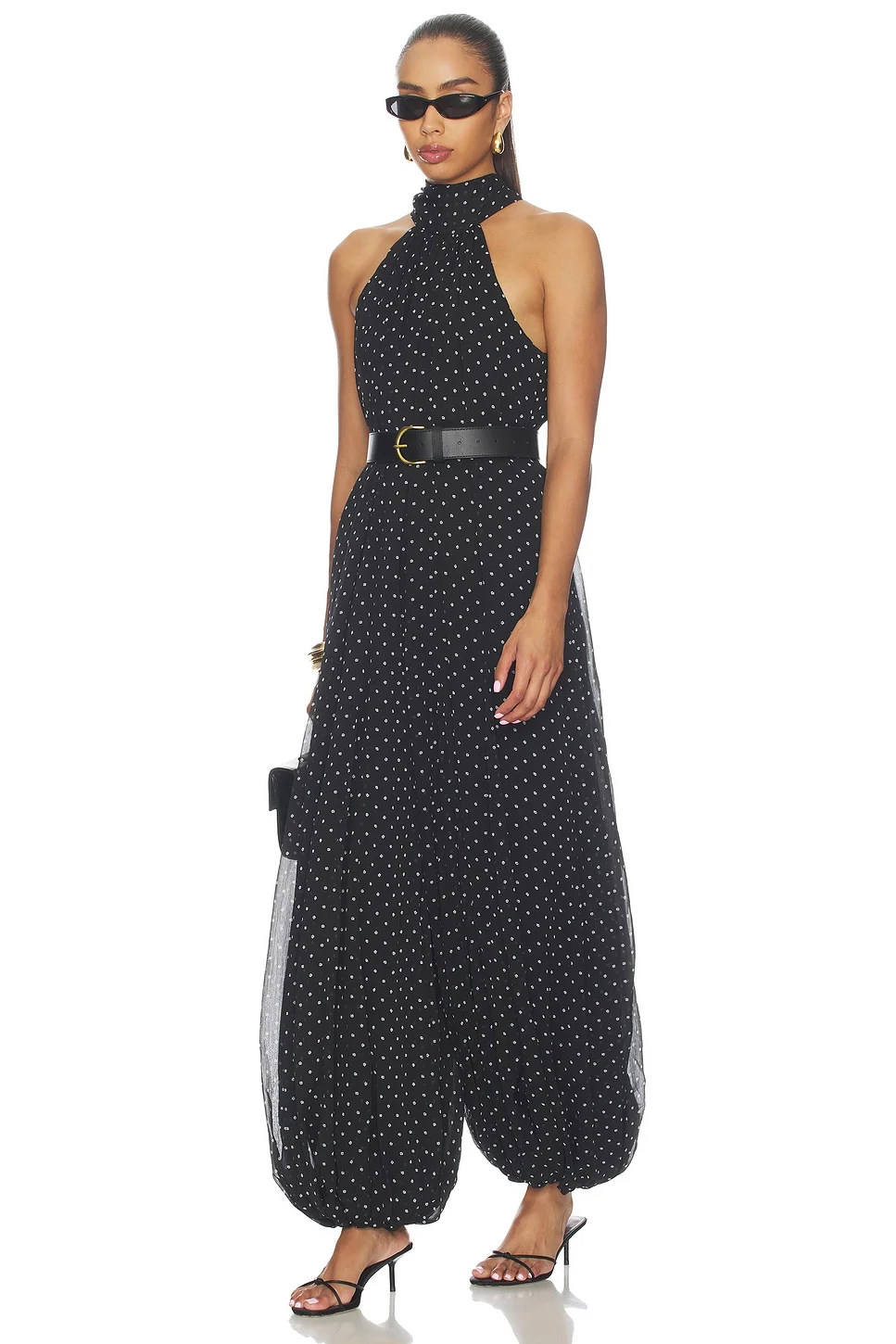 Chiffon Balloon Jumpsuit - 1