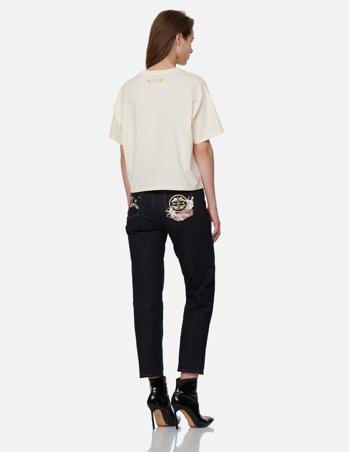 JAPANESE-PATTERN SEAGULL PRINT T-SHIRT - 4