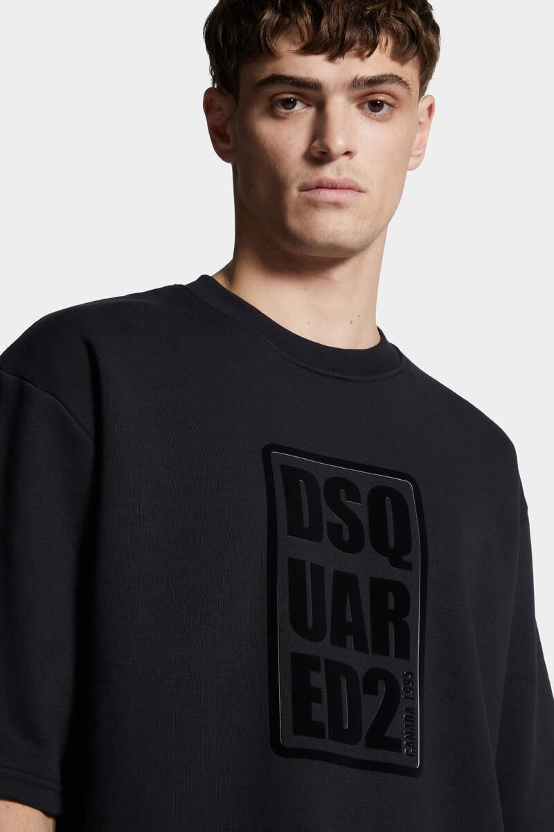 LOOSE FIT SL SHINY LOGO CREWNECK - 5