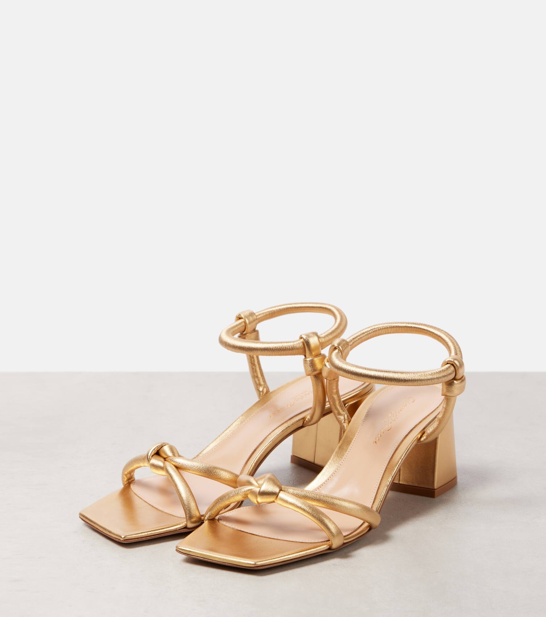Juno 55 leather sandals - 4