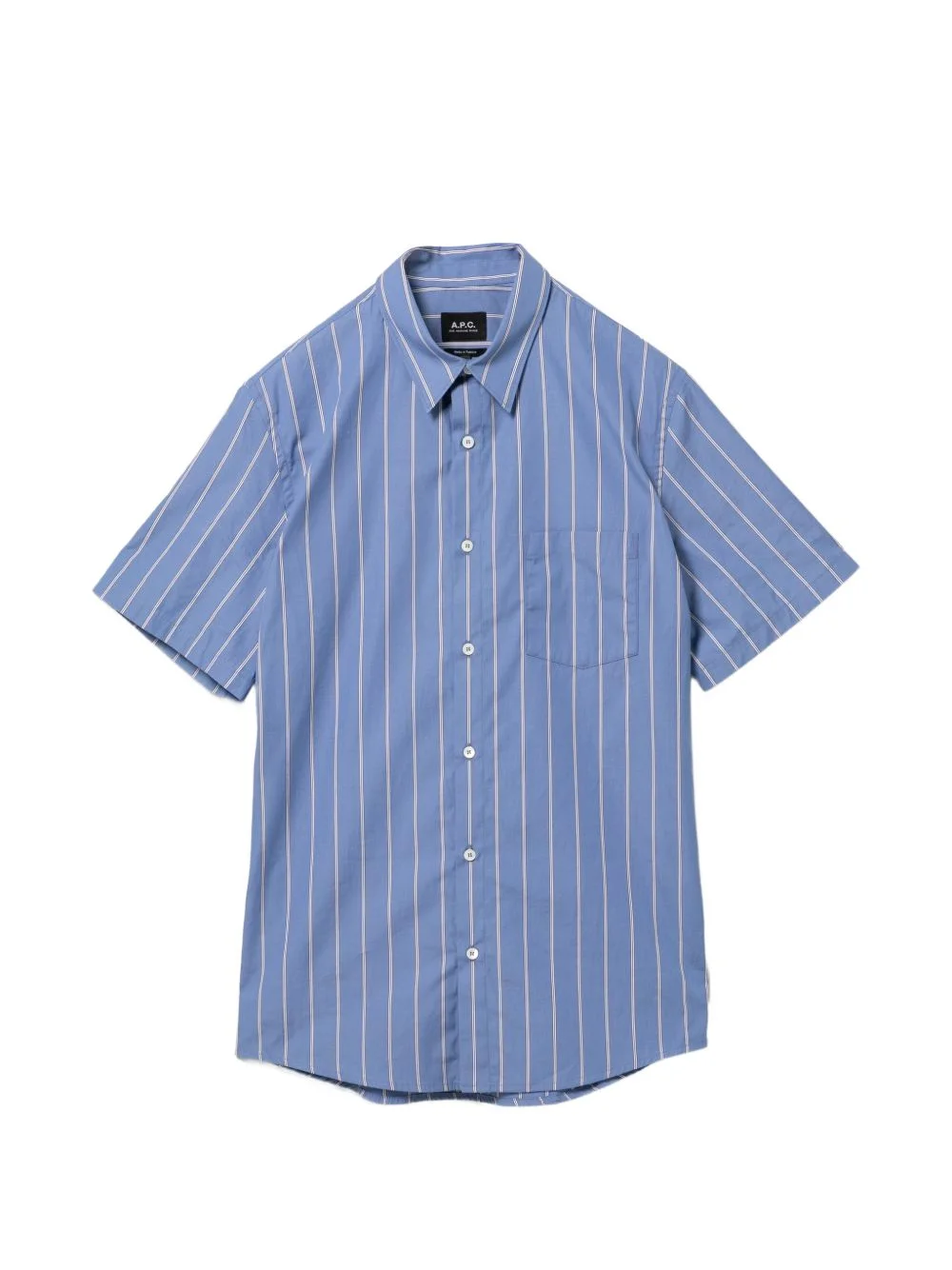 striped pocket shirt - 1