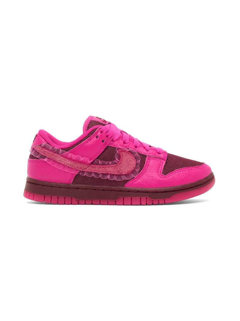 Pink Dunk Low Sneakers - 1