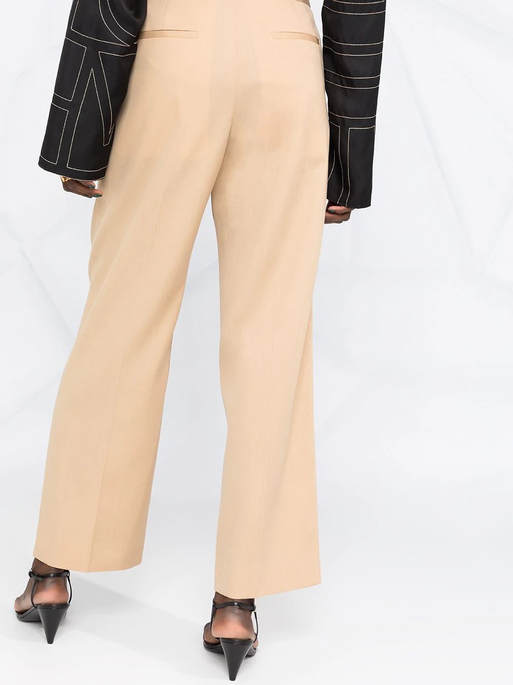 high-waist belted trousers - 3