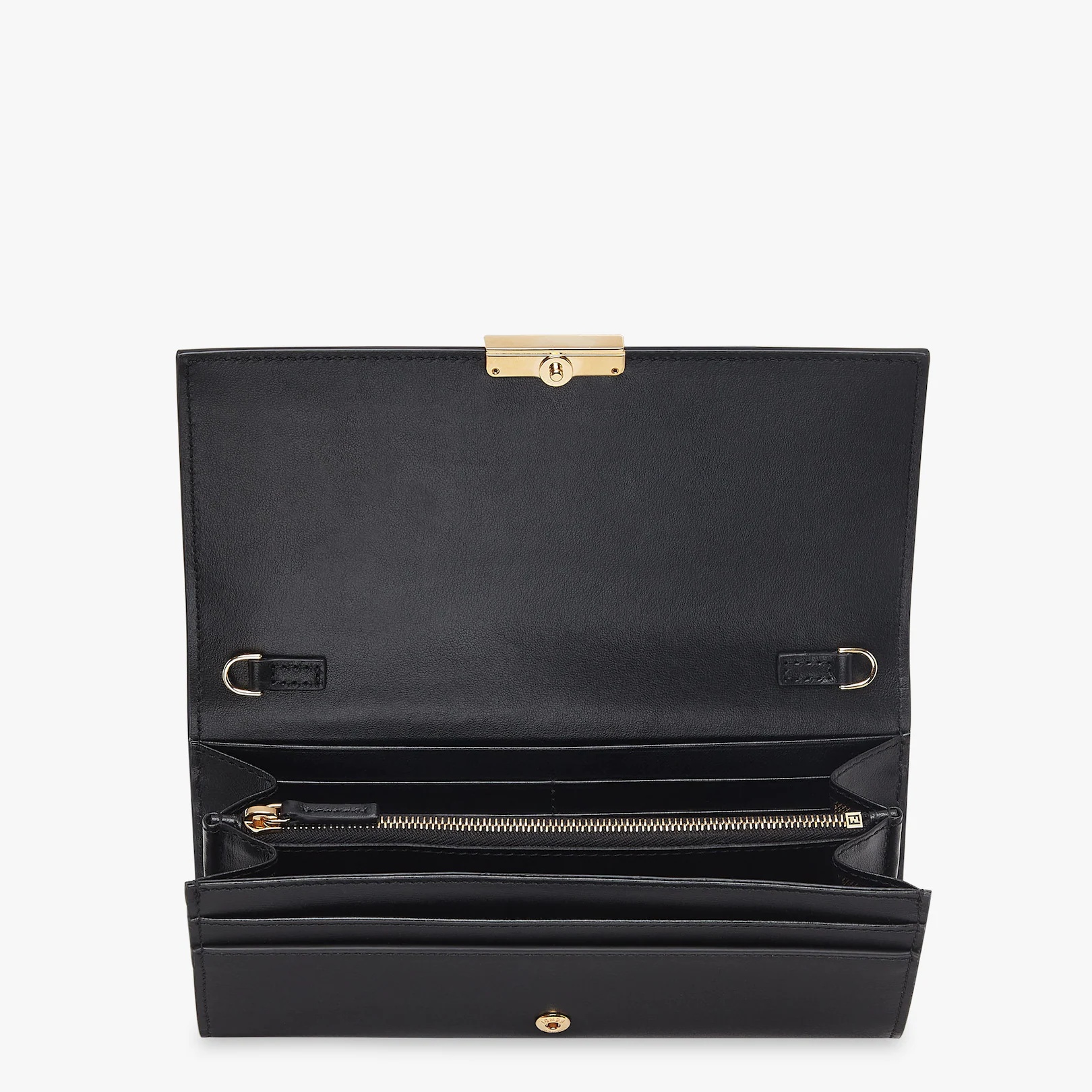 Black leather wallet - 4