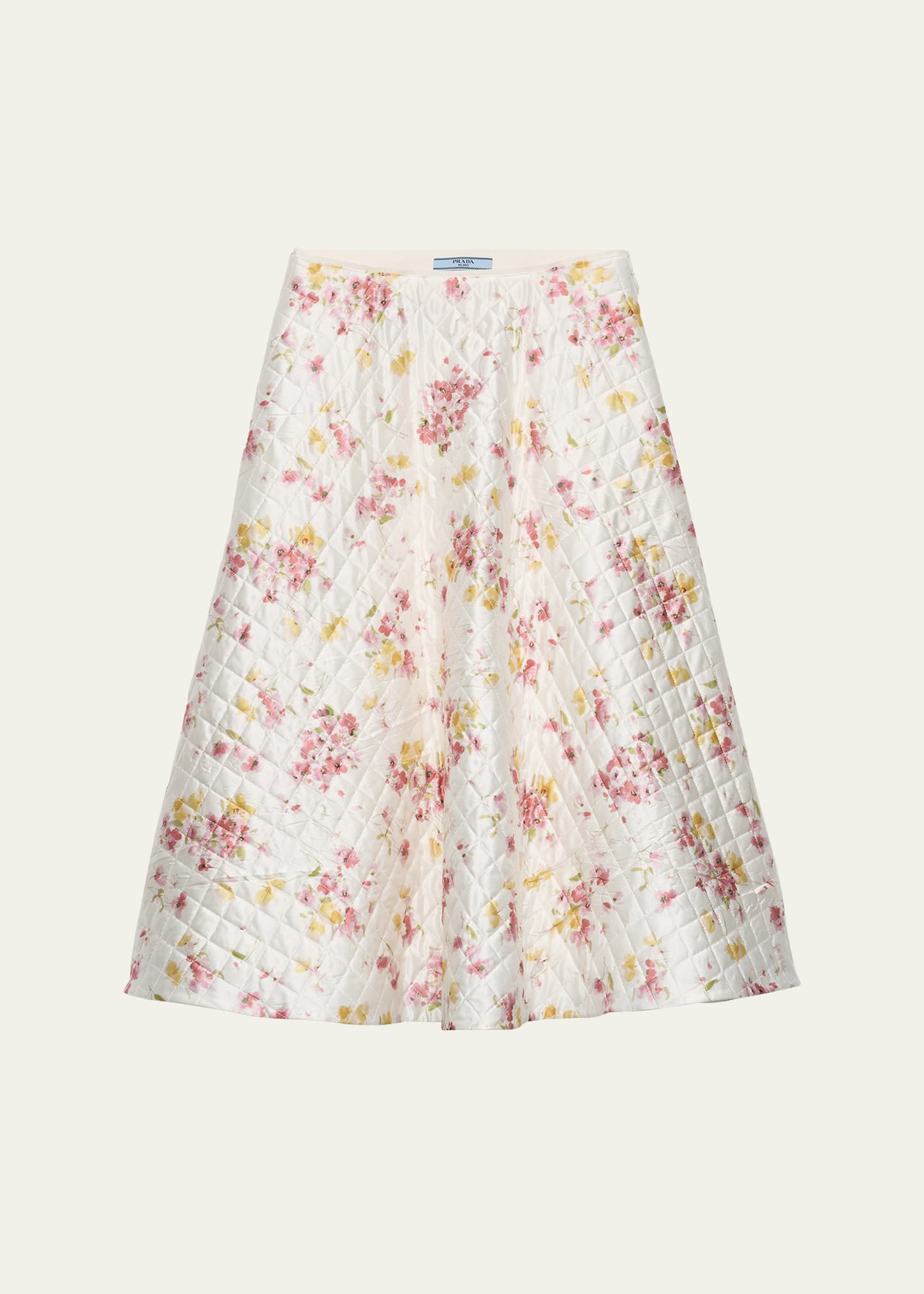 Satin Padded Bouquet Skirt - 1