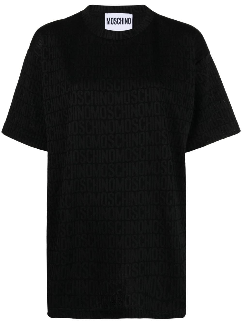 monogram-jacquard T-shirt - 1