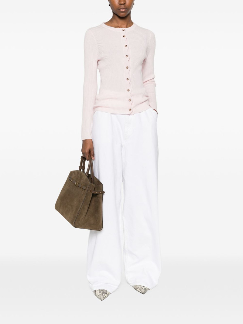 Allude ribbed cardigan outlook