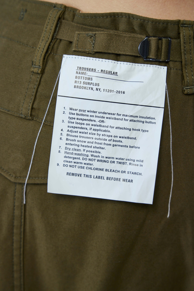 R13 Siouxsie Field Cargo Jean outlook