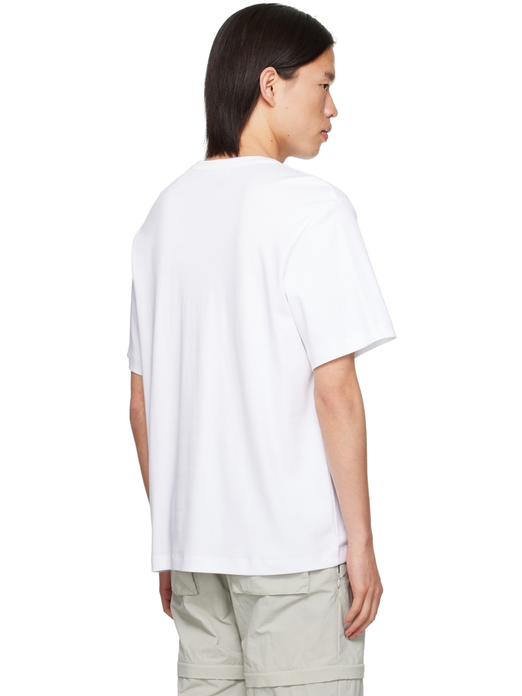 White Embroidered T-Shirt - 3