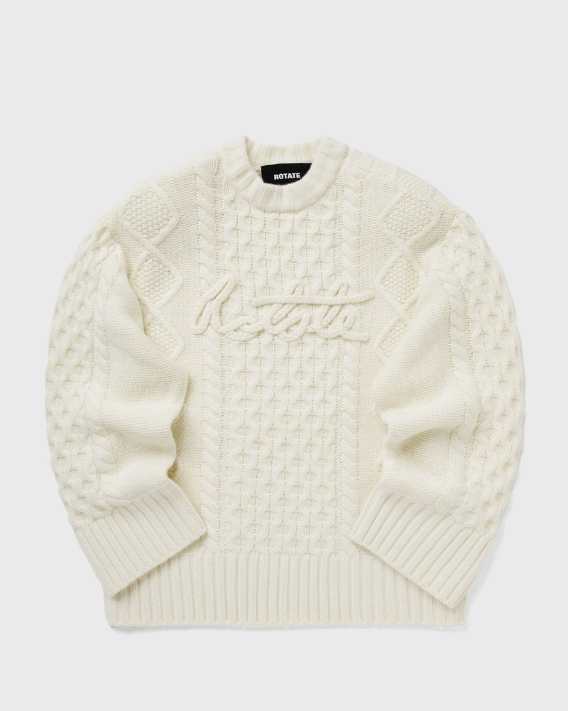 KNIT CABLE CREWNECK 1