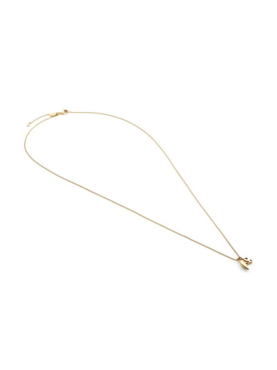 JIMMY CHOO Diamond Chain logo-plaque necklace outlook