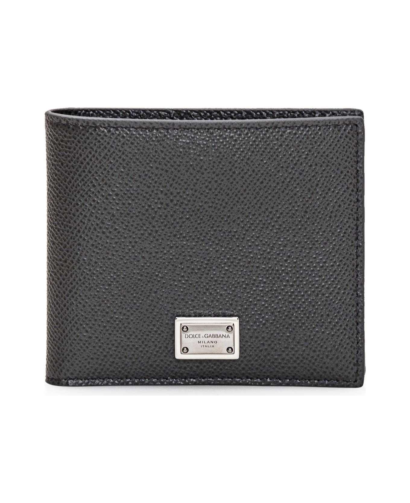 Logo Plaque Bifold Wallet - 1