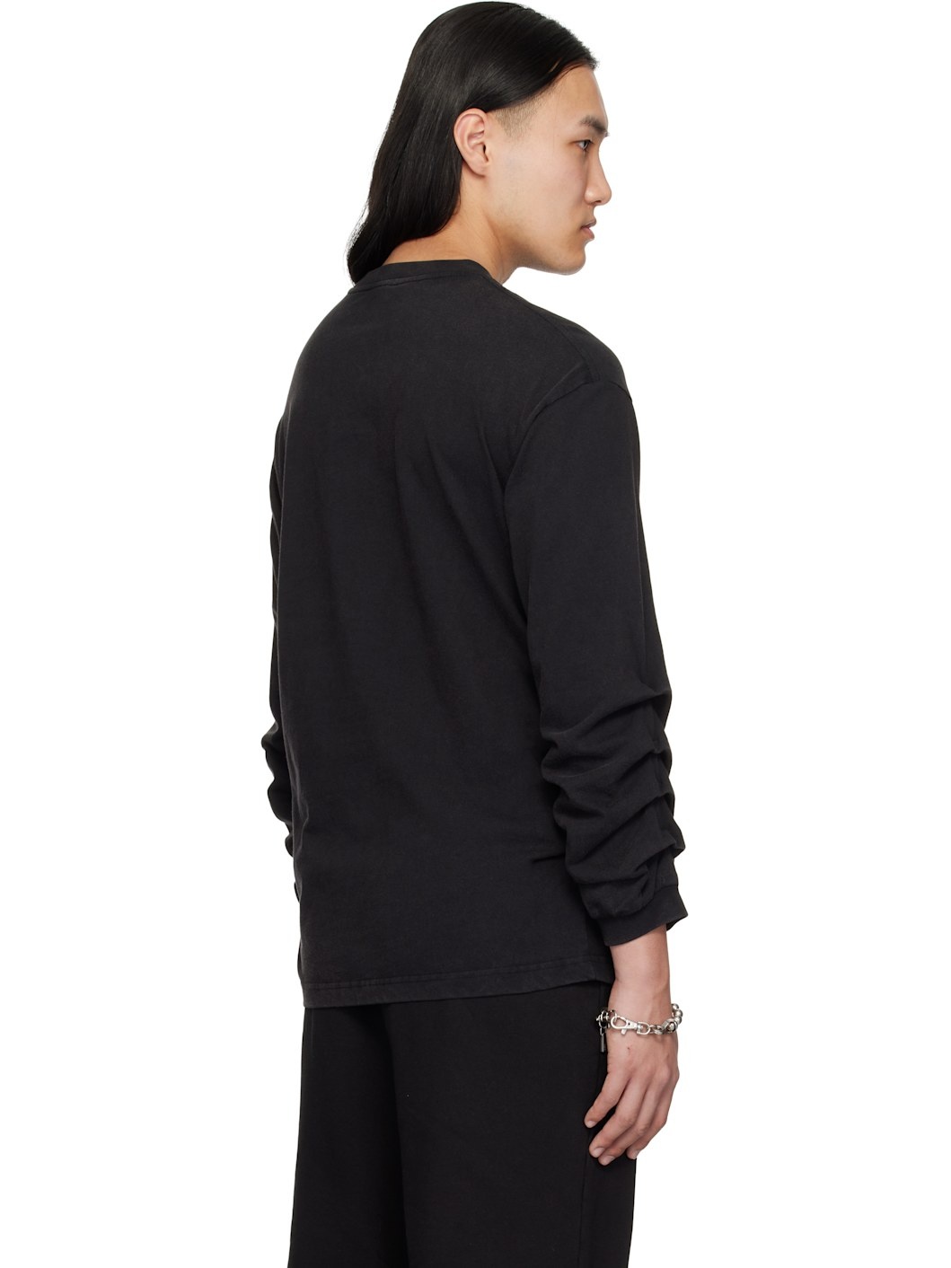 Black Wrinkled T-shirt - 3