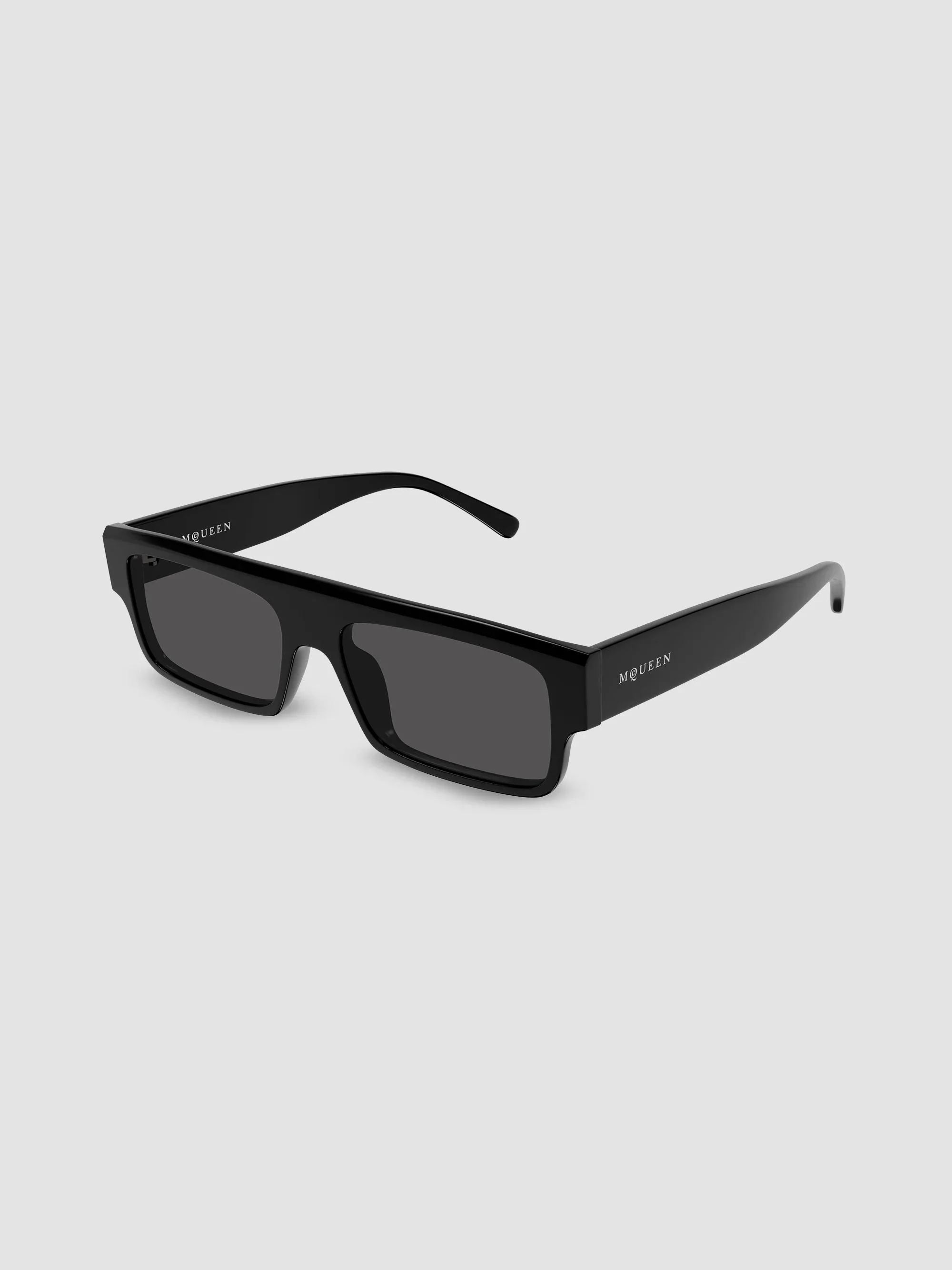 Men's Logo 50MM Rectangular Sunglasses - Black - 1