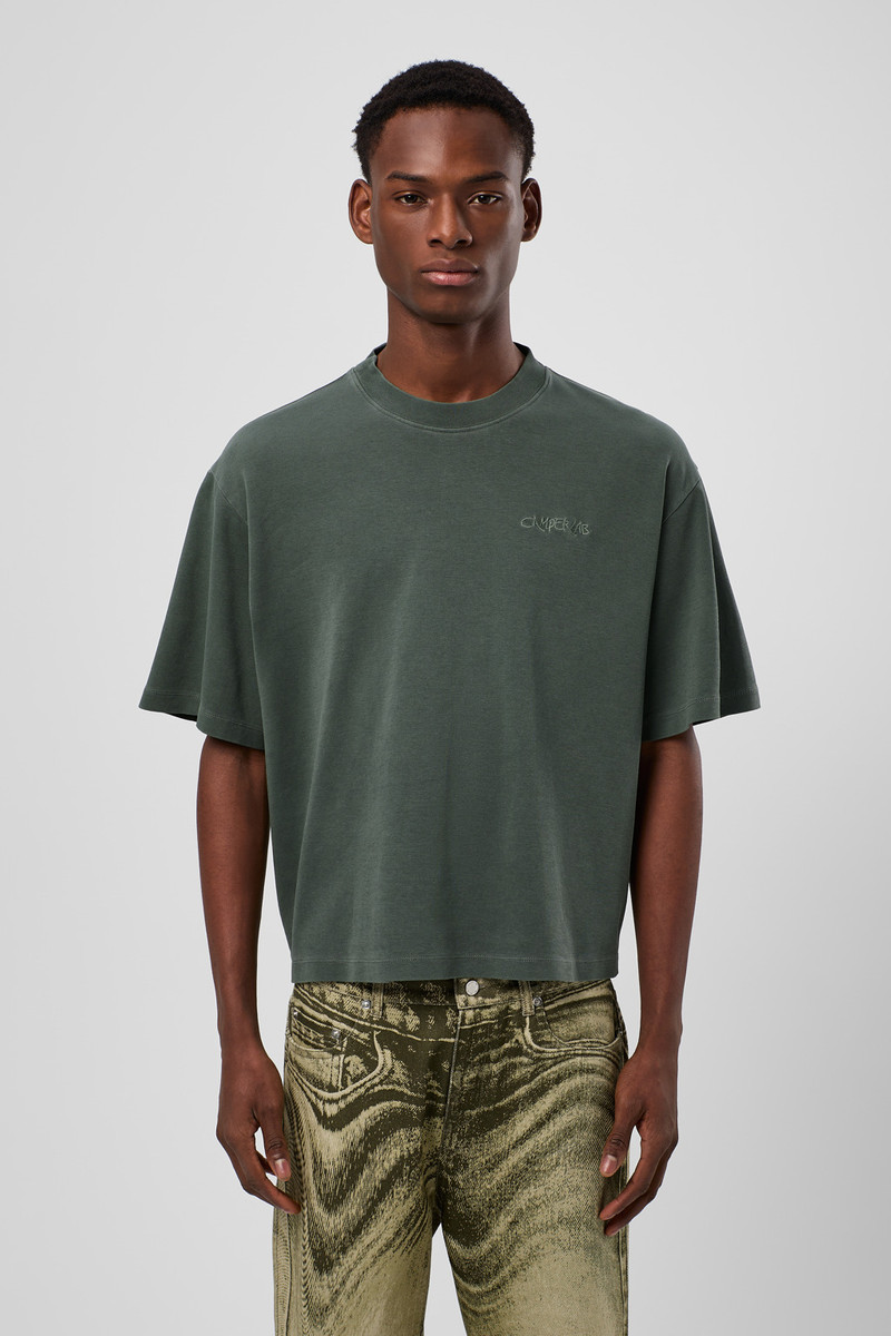 CAMPERLAB Green Cotton T-shirt outlook