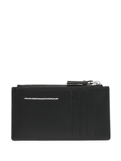 MM6 Maison Margiela numbers-motif leather wallet outlook