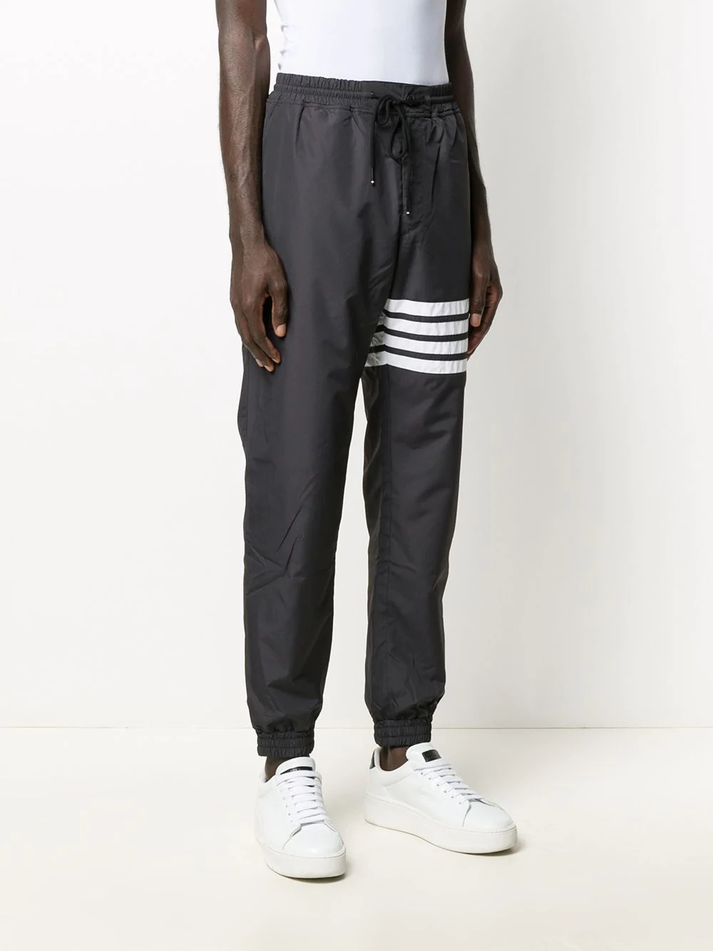 4-bar stripe print track pants - 3