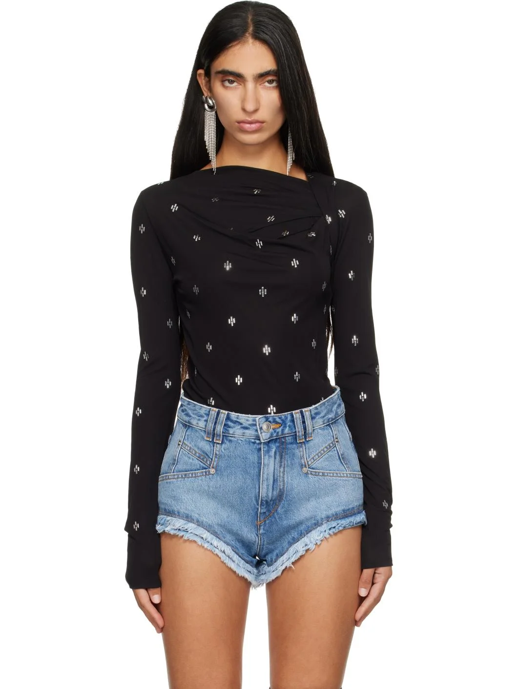 Black Myza Blouse - 1