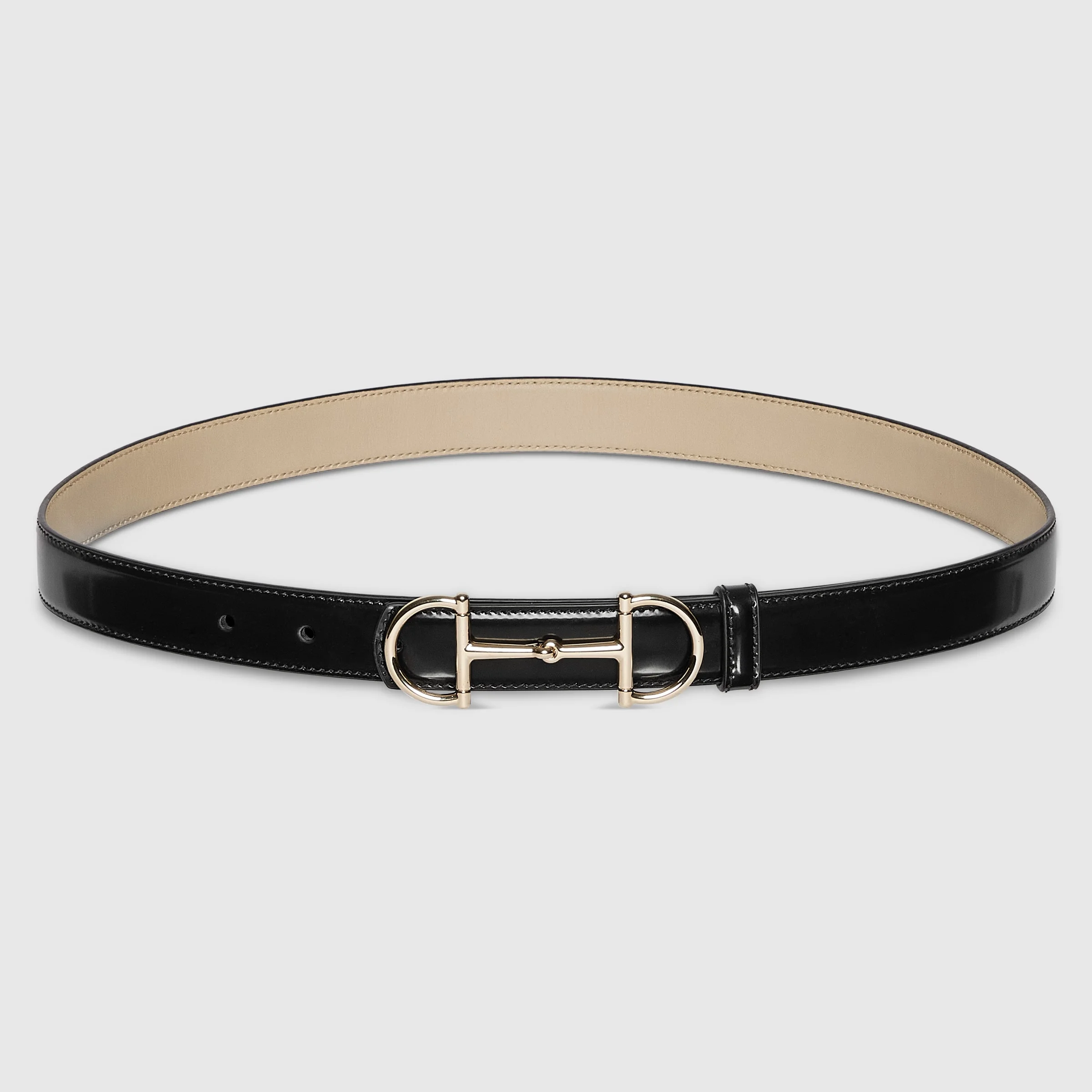 Reversible thin belt with Horsebit - 1