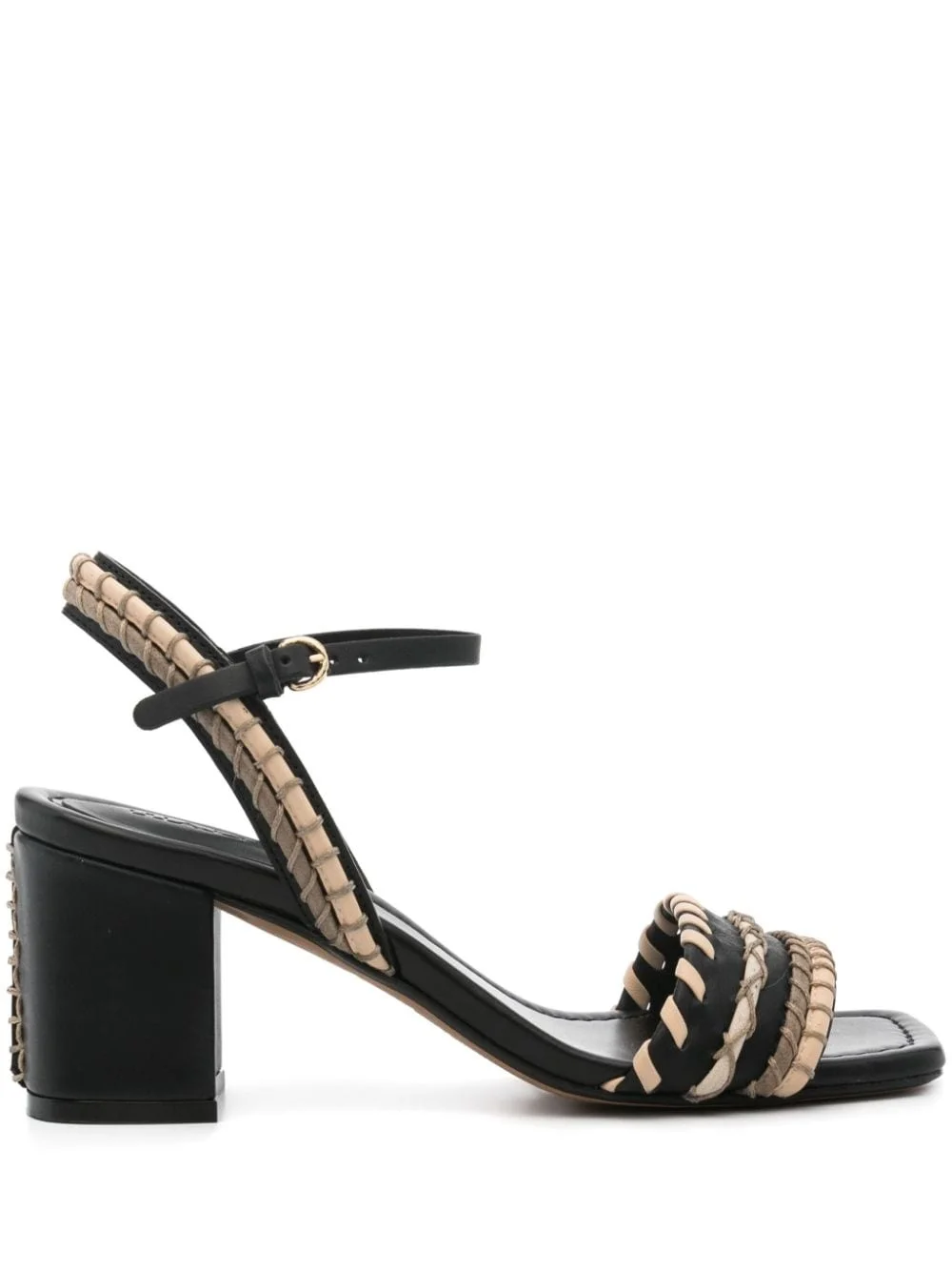 Sofia 70mm interwoven leather sandals - 1