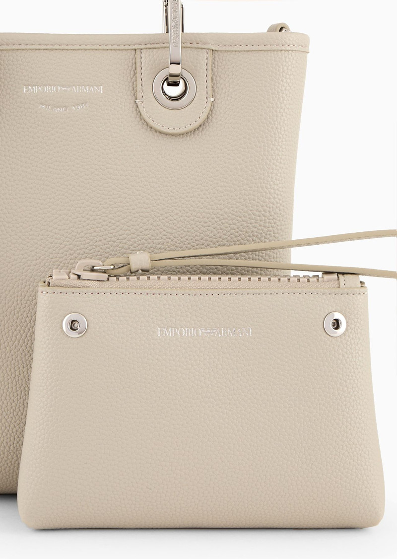 Deer-print MyEA vertical shopper bag 6