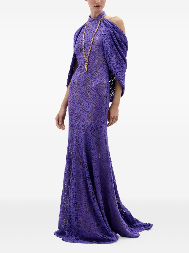 SILVIA TCHERASSI Salvina lace maxi dress outlook